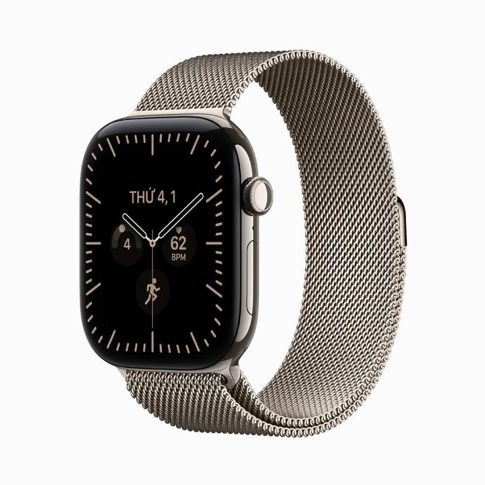 Apple Watch Series 12 42mm GPS + Cellular Titan, dây Milan - NEW