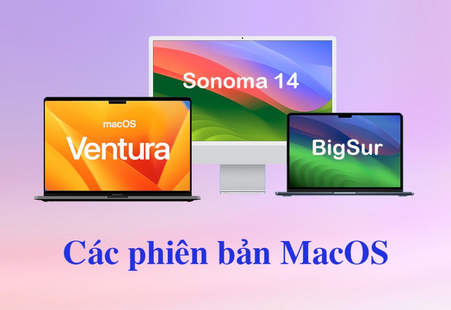 Các phiên bản MacOS mới hỗ trợ Macbook đời nào?