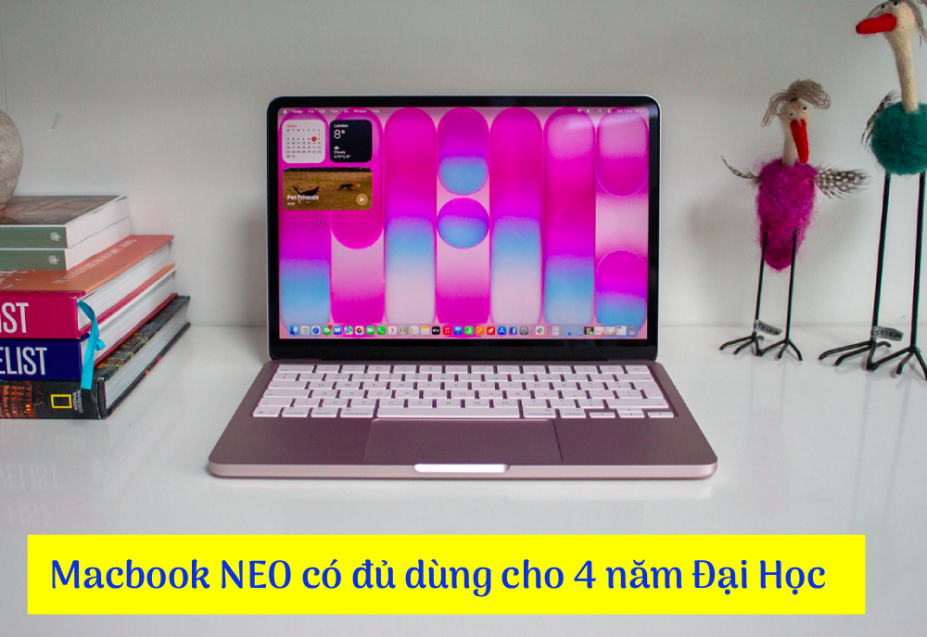 MacBook Neo Có Đủ Dùng Cho 4 Năm Đại Học Không? Đánh Giá Thực Tế 2026