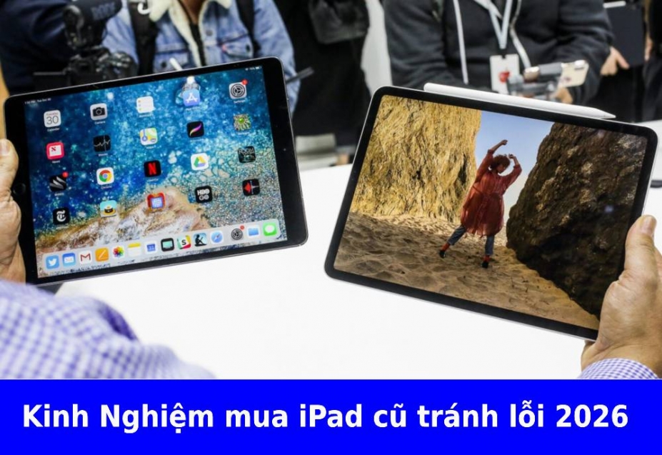 Có nên mua iPad cũ không? Kinh nghiệm chọn iPad cũ 2026