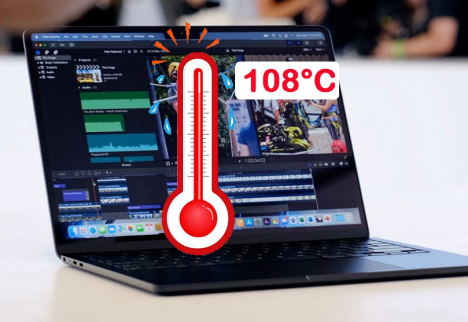Macbook Air M2 bị nóng tới 108 độ? Khắc phục ngay!