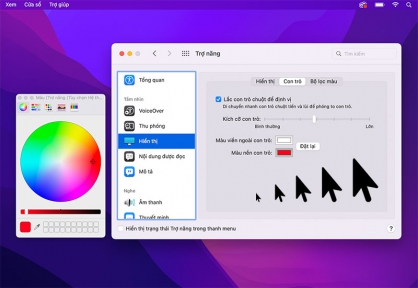 Hướng dẫn tùy chỉnh con trỏ chuột trên Macbook
