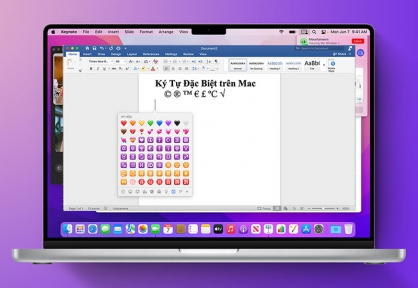 Cách gõ các ký tự đặc biệt trên Macbook nhanh nhất