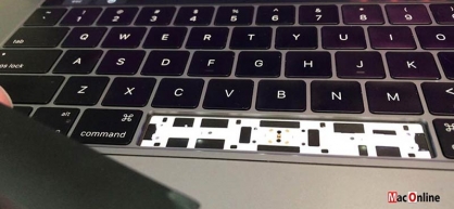 Bàn Phím cánh bướm MacBook Pro 2018 có khả năng chống bụi?